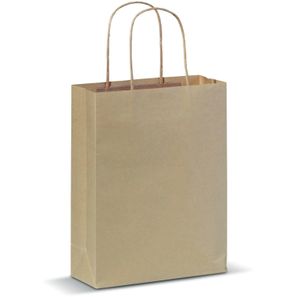 Kraftpapierbeutel 90g/m² 18x8x22cm