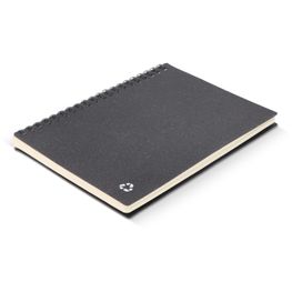 Notizbuch aus recyceltem Leder Midi