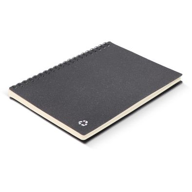 Notizbuch aus recyceltem Leder Midi