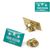 Metall Pin rechteckig 19x13mm (Bild 3)
