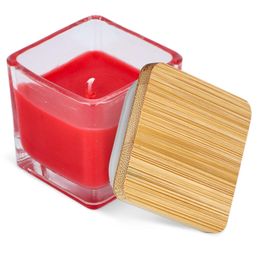 Chakra Kerze auf pflanzlicher Basis im Glasgefäß