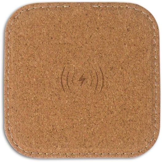 Produktabbildung Square cork Wireless charger 5W Square cork Wireless charger 5W (Bild 1)