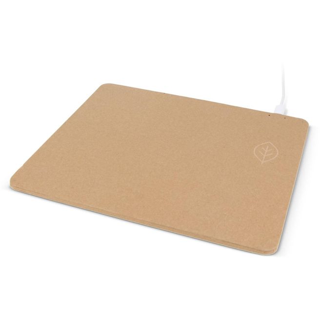Mousepad mit kabellosem Ladegerät aus Recyclingpapier