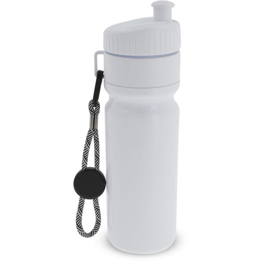 Sportflasche mit Rand und Kordel 750ml (Bild 1)
