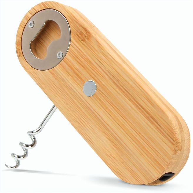 Produktabbildung Multifunktionaler Flaschenöffner aus Bambus Multifunktionaler Flaschenöffner aus Bambus