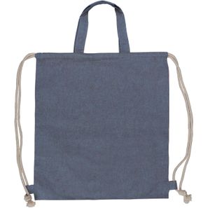 Tasche/Beutel mit Kordelzug aus recycelter Baumwolle 38x42cm