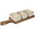 InSideOut Servierbrett aus Holz mit 3 Keramikschalen (Bild 1)
