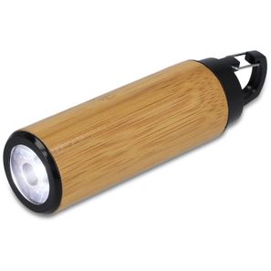 Bambus-Taschenlampe mit Clip