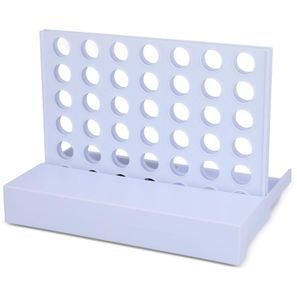 4-Gewinnt Spiel aus recycelten Materialien