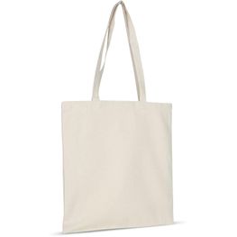 Tasche OEKO-TEX® natur lang 220g/m² 38x42cm