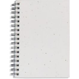 Produktabbildung Spiral-Notizbuch aus Saatgutpapier Spiral-Notizbuch aus Saatgutpapier