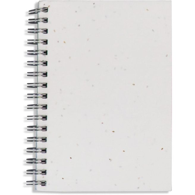 Produktabbildung Spiral-Notizbuch aus Saatgutpapier Spiral-Notizbuch aus Saatgutpapier