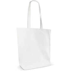 Einkaufstasche Bio-Baumwolle farbig lang 270g/m² 42x12x43cm