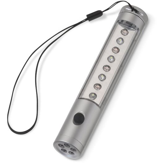 Aluminium Taschenlampe mit Magnet, 5+8 LED´s (Bild 1)