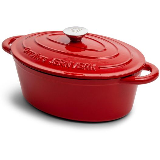 Orrefors Jernverk Emaillierte Ovale Eisenpfanne 3.5L (Bild 1)