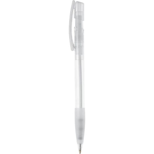 Produktabbildung Kugelschreiber Nash Transparent mit Gummigriff Kugelschreiber Nash Transparent mit Gummigriff (Bild 1)