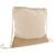 Rucksackbeutel Jute mit Baumwollschnüren 38x41cm (Bild 1)