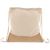 Rucksackbeutel Jute mit Baumwollschnüren 38x41cm (Bild 2)