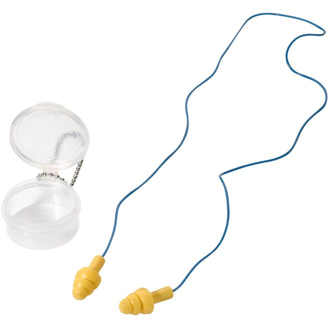 Ohrstöpsel an einer Kordel