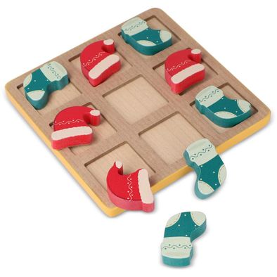 Produktabbildung InSideOut FSC Weihnachts-Tic-Tac-Toe aus Holz InSideOut FSC Weihnachts-Tic-Tac-Toe aus Holz