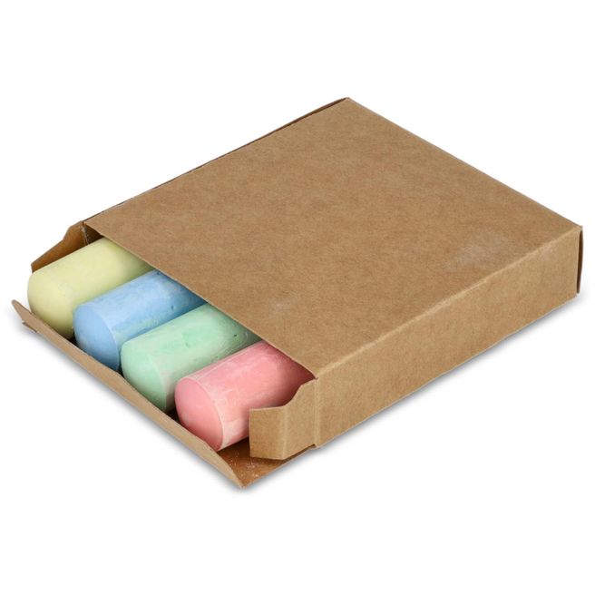 Straßenmalkreide in Kraftkarton