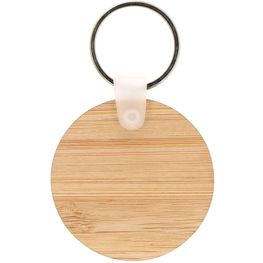 Produktabbildung Schlüsselanhänger Bambus rund Schlüsselanhänger Bambus rund
