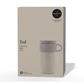 Sagaform Ted isolierter Becher, 280ml auslaufsicher und spülmaschinenfest