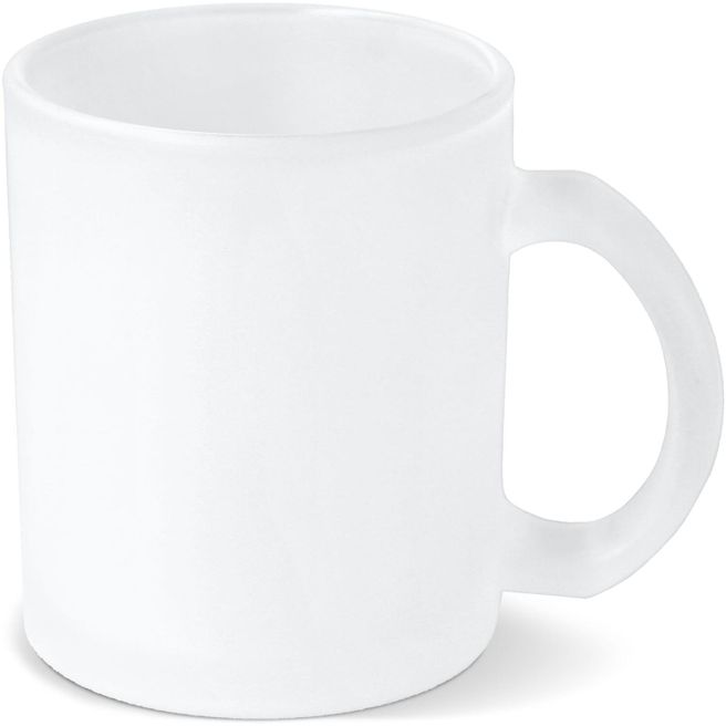 Mallorca Sublimations Becher aus gefrostetem Glas 335ml