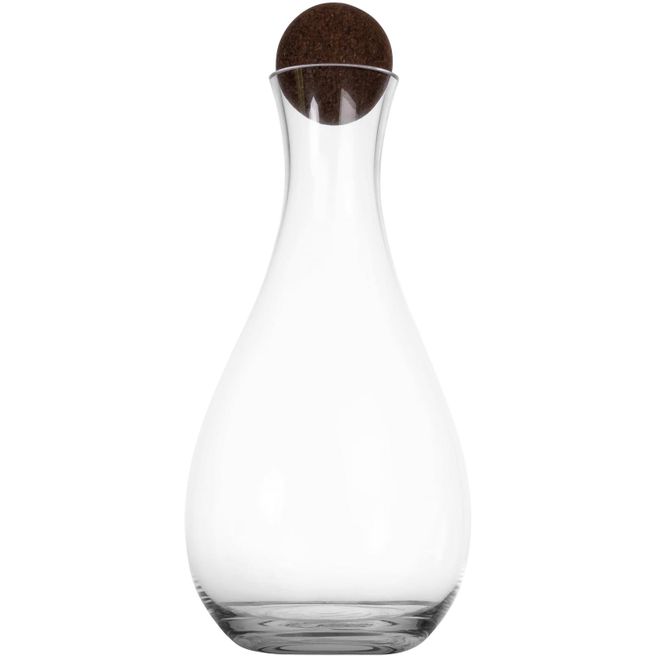 Sagaform Nature Weinkaraffe mit Korkstopfen 2 liter