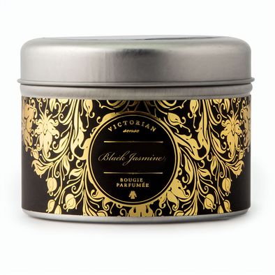 Victorian Sense Tinbox Schwarzer Jasmine Parfümkerze