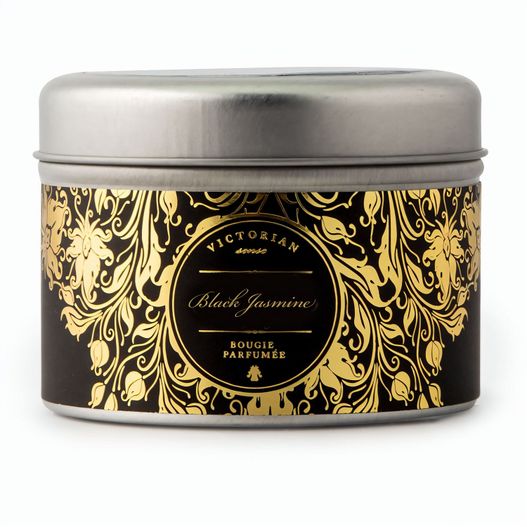 Victorian Sense Tinbox Schwarzer Jasmine Parfümkerze (Bild 1)