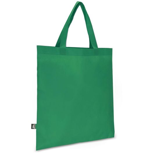 R-PET Tragetasche aus Non Woven mit kurzen Griffen 38 x 42cm 75g/m² (Bild 1)