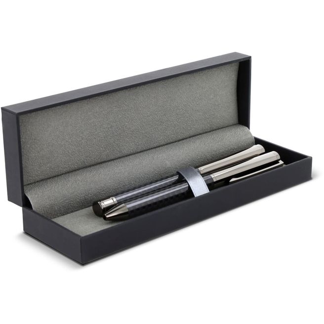 Metallstift und Rollerball-Stift im Set in Geschenkbox