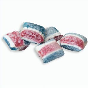 Beutelschachtel mit Bonbons, Bonbons Trikolore (ca. 60 g)