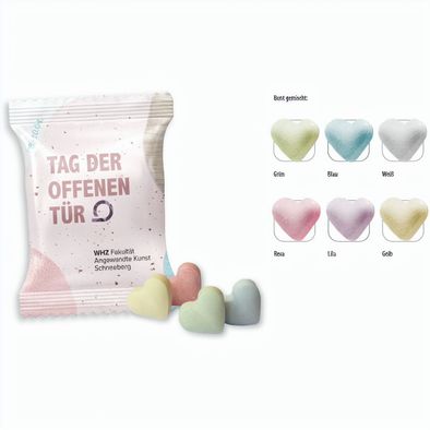 Produktabbildung Traubenzuckerherzen bunt Werbetüte, Traubenzuckerherzen bunt (ca. 9 g) Traubenzuckerherzen bunt Werbetüte, Traubenzuckerherzen bunt (ca. 9 g)