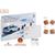 Wand Adventskalender individuell bedruckt (Saisonprodukt zu Weihnachten) - Callebaut Vollmilch Schokolade (ca. 75 g) (Bild 1)