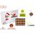 Tisch Adventskalender aus Reinpapier individuell bedruckt (Saisonprodukt zu Weihnachten) - Callebaut Vollmilch Schokolade (ca. 48 g) (Bild 1)