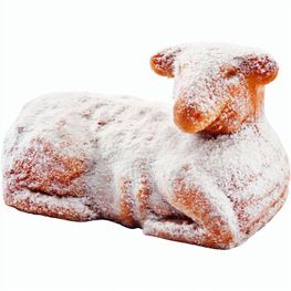 Osterlamm in Werbebox, Osterlamm (ca. 120 g)