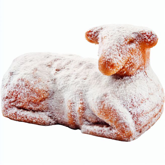 Osterlamm in Werbebox, Osterlamm (ca. 120 g)