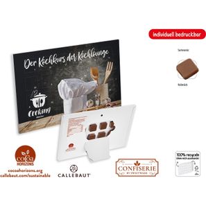 Countdown-Eventkalender Tischkalender - Callebaut Vollmilch Schokolade (ca. 60 g)
