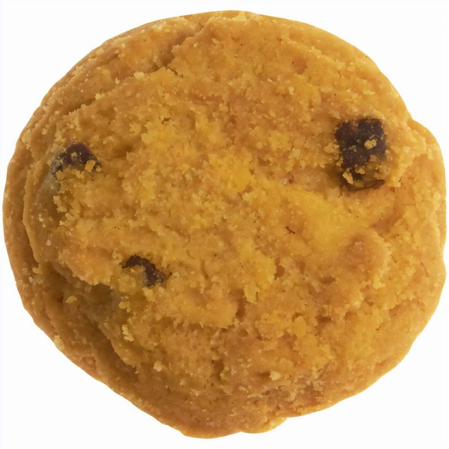 Cookies Bodenstandbeutel mit Werbeaufkleber, Coffee Cookies Cranberry