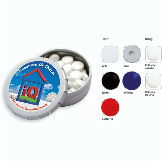 Klick-Dose-45, Pfefferminz-Pastillen; zuckerfrei (ca. 12 g) (Bild 1)