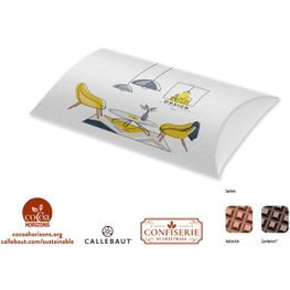 Callebaut Vollmilch Schokolade Kalender 100 g Tafel in Kissenschachtel