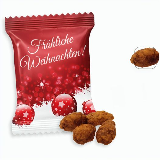 Gebrannte Mandeln Werbetüte (Saisonprodukt zu Weihnachten), Gebrannte Mandeln (ca. 10 g) (Bild 1)