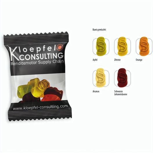 Produktabbildung Fruchtgummi Paragraph Werbetüte, Fruchtgummi Paragraph (ca. 10 g) Fruchtgummi Paragraph Werbetüte, Fruchtgummi Paragraph (ca. 10 g) (Bild 1)