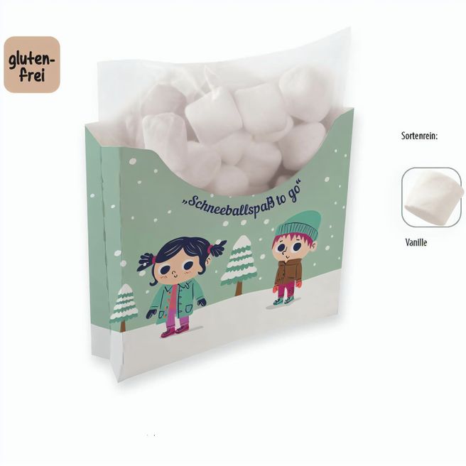 Chamallows in Werbebox (Saisonprodukt zu Weihnachten), Mini Marshmallow Rocky Mountain (ca. 15 g)