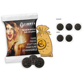 Produktabbildung Lakritz Münzen Werbetüte, Lakritz Münzen (ca. 13 g) Lakritz Münzen Werbetüte, Lakritz Münzen (ca. 13 g)