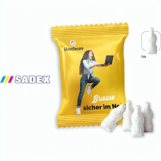 SADEX Brause Fläschchen Werbetüte Cola (ca. 10 g) (Bild 1)