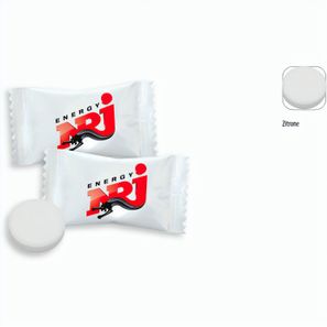 Traubenzucker Rund Flowpack, Zitrone (ca. 3 g)