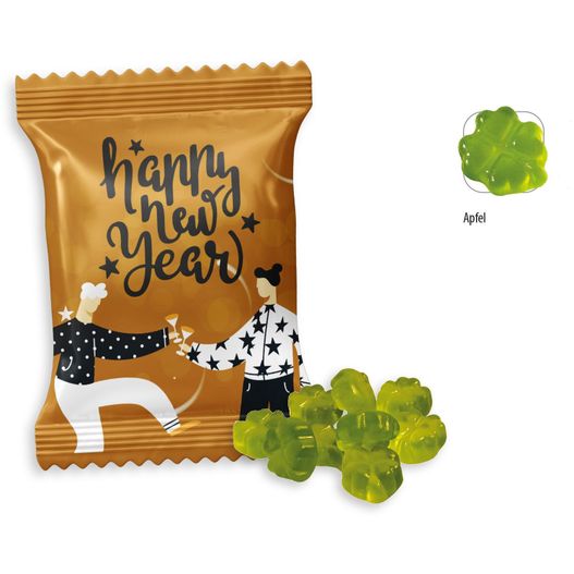 Produktabbildung Fruchtgummi Kleeblatt Werbetüte, Kleeblatt (ca. 10 g) Fruchtgummi Kleeblatt Werbetüte, Kleeblatt (ca. 10 g) (Bild 1)